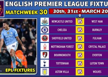 Epl Fixtures Today – Matchweek 30 – Premier League Fixtures 2024 – Epl Fixtures 2024