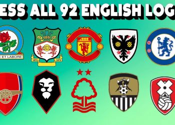 All 92 English Football Logos Quiz | Premier League to League Two + 8 Non-League | 100 Club Logos