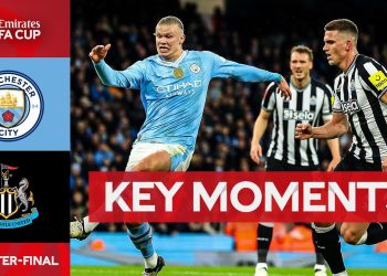 Manchester City v Newcastle United | Key Moments | Quarter-final | Emirates FA Cup 2023-24