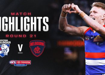 Western Bulldogs v Melbourne Highlights | Round 21, 2024 | AFL