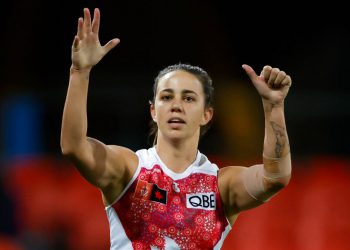 Eagles do it for Daisy in AFLW legend’s first game as coach, Swans sink Pies as twin hits spark fiery scenes