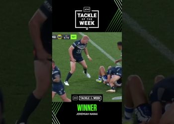 Nanai issues his welcome to first grade moment! #nrl