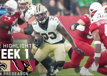 New Orleans Saints vs. Arizona Cardinals | 2024 Preseason Week 1 Game Highlights