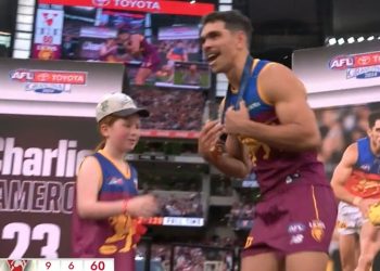 Internet comes for ‘flog’ Cameron over Auskicker snub amid love-in for ‘BOG’ Lions staffer