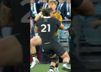 Massive try saving tackle! #allblacks #rugby #bledisloecup