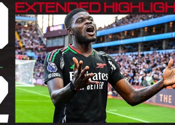 EXTENDED HIGHLIGHTS | Aston Villa vs Arsenal (0-2) | Trossard & Partey score in away victory