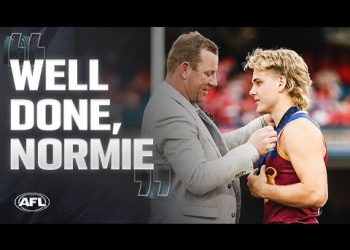 MIC'D UP: Will Ashcroft wins 2024 Norm Smith Medal