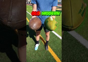 Modern NFL Ball Vs. 1940s NFL Ball!
