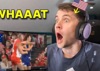 American reacts to AFL – DIRTY Hits and Bumps