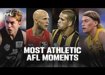 HOW DID THEY DO THAT? Jaw-dropping AFL athletic moments