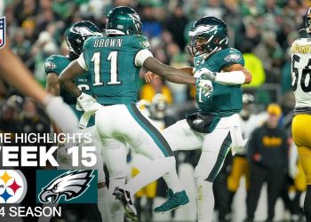 Pittsburgh Steelers vs. Philadelphia Eagles | 2024 Week 15 Game Highlights