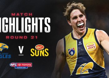 West Coast v Gold Coast Highlights | Round 21, 2024 | AFL