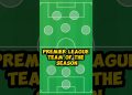 PREMIER LEAGUE TEAM OF THE SEASON SO FAR #football #premierleague #shorts