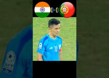India VS Portugal 2026 | Sunil Chhetri VS Ronaldo | #shorts #ytshorts #indiavsportugal #football