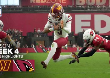 Washington Commanders vs. Arizona Cardinals Game Highlights | NFL 2024 Season Week 4
