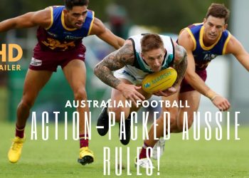 "The Thrills of Australian Football: Action-Packed Aussie Rules!"
