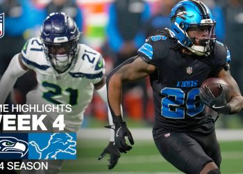 Seattle Seahawks vs. Detroit Lions | 2024 Week 4 Game Highlights