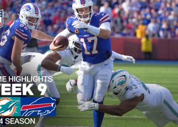 Miami Dolphins vs. Buffalo Bills Game Highlights | NFL 2024 Season Week 9