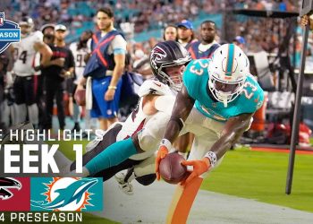 Atlants Falcons vs. Miami Dolphins | 2024 Preseason Week 1 Game Highlights