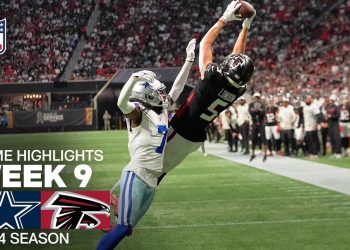 Dallas Cowboys vs. Atlanta Falcons Game Highlights | NFL 2024 Season Week 9