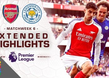 Arsenal v. Leicester City | PREMIER LEAGUE HIGHLIGHTS | 9/28/2024 | NBC Sports