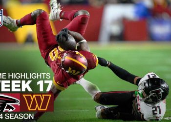 Atlanta Falcons vs. Washington Commanders Game Highlights | 2024 Week 17