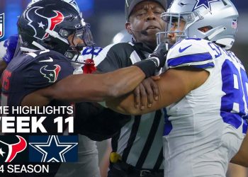 Houston Texans vs. Dallas Cowboys Game Highlights | NFL 2024 Season Week 11