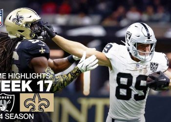 Las Vegas Raiders vs. New Orleans Saints | 2024 Week 17 Game Highlights