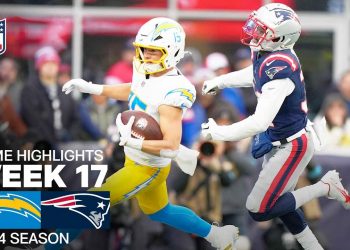 Los Angeles Chargers vs. New England Patriots | 2024 Week 17 Game Highlights