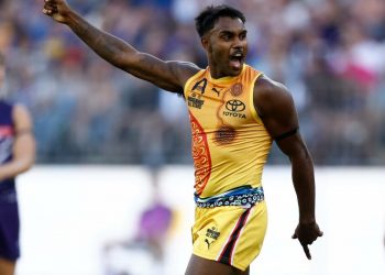 Simpkin makes heartfelt tribute to Pop as Indigenous All Stars shine brightly to dish out Dockers drubbing