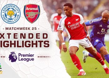 Leicester City v. Arsenal | PREMIER LEAGUE HIGHLIGHTS | 2/15/2025 | NBC Sports