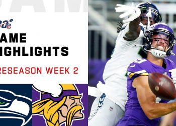 Seahawks vs. Vikings Preseason Week 2 Highlights | NFL 2019