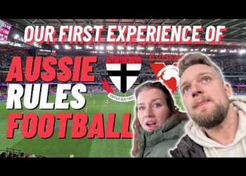 Our First AUSSIE Rules Football Game at Marvel Stadium: St Kilda vs Sydney!