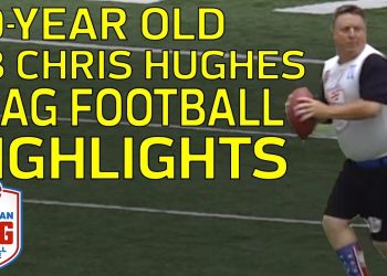 50-Year-Old QB LIGHTS UP Flag Football League (Highlights: 27/29, 369 YDs, 5 TDs) | NFL