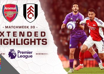 Arsenal v. Fulham | PREMIER LEAGUE HIGHLIGHTS | 4/1/2025 | NBC Sports