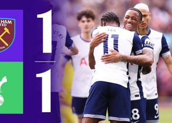 West Ham 1-1 Tottenham Hotspur | Premier League Highlights