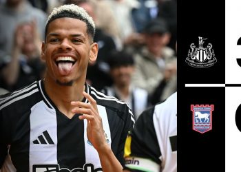 Newcastle United 3 Ipswich Town 0 | Premier League Highlights