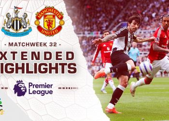 Newcastle United v. Manchester United | PREMIER LEAGUE HIGHLIGHTS | 4/13/2025 | NBC Sports