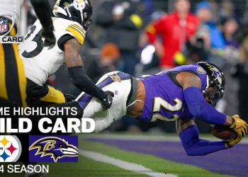 Pittsburgh Steelers vs. Baltimore Ravens Game Highlights | 2024 Wild Card Game Highlights