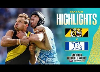 Richmond v North Melbourne Highlights | Round 10, 2025 | AFL