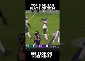 Cooper DeJean Top 5 plays #football #philadelphiaeagles #eagles #nfl #footballvideo #flyeaglesfly