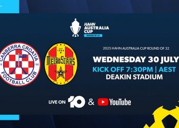 Canberra Croatia v MetroStars | Hahn Australia Cup 2025 Round of 32