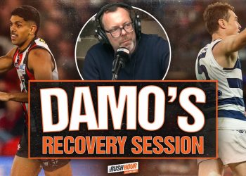 Damo’s Recovery | NWM Heroics, Jezza’s 11 & North Melbourne Smacked | Rush Hour with JB & Billy