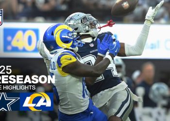 Dallas Cowboys vs. Los Angeles Rams Game Highlights | 2025 Preseason Week 1