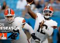 Cleveland Browns vs. Carolina Panthers Game Highlights | 2025 Preseason Week 1
