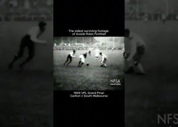 The oldest footage of Aussie Rules Football 1/2