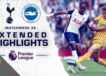 Tottenham Hotspur v. Brighton | PREMIER LEAGUE HIGHLIGHTS | 5/25/2025 | NBC Sports