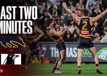 Last Two Minutes: Adelaide Crows v Collingwood | Round 23, 2025 | AFL