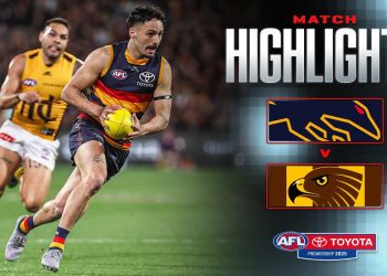 Adelaide Crows v Hawthorn Highlights | Round 21, 2025 | AFL