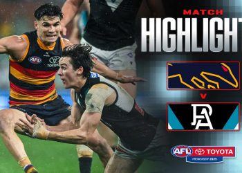 Adelaide v Port Adelaide Highlights | Round 20, 2025 | AFL